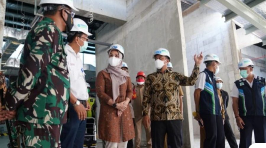 PLT Gubernur Sulsel Tinjau Pembangunan Perluasan Bandara Sultan Hasanuddin Makassar
