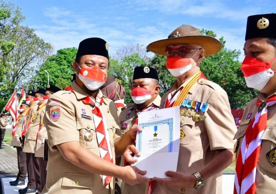 PLT Gubernur Sulsel Menjadi Pembina pada Apel Besar Gerakan Pramuka