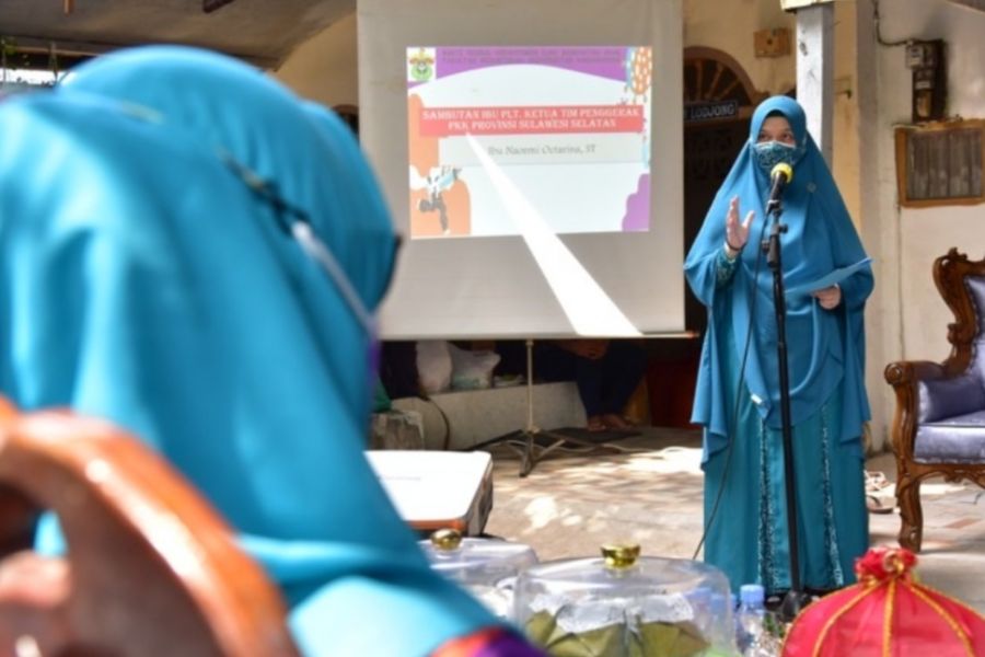 Plt Ketua Tim Penggerak PKK Sulsel Buka Bakti Sosial DIKA
