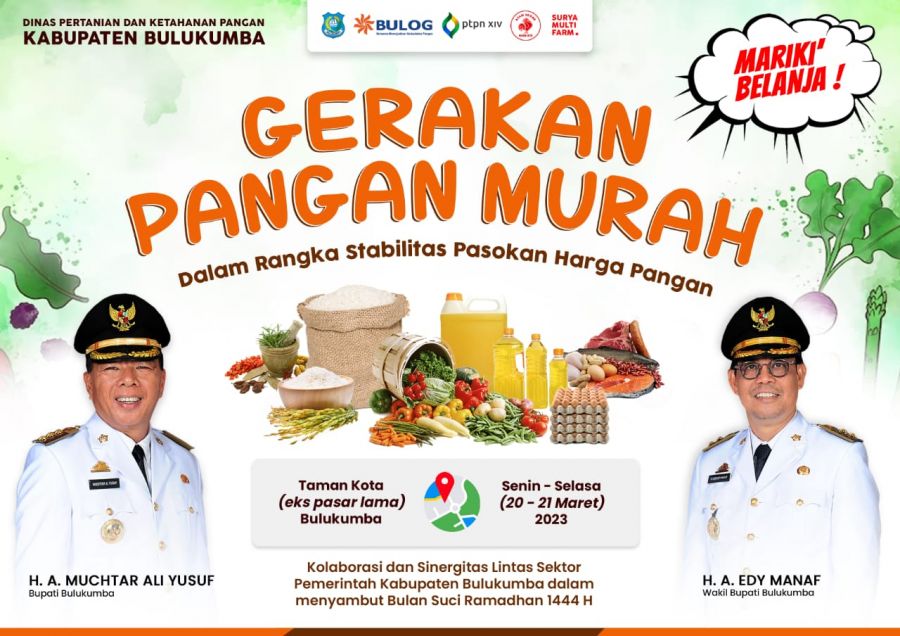 Sambut Ramadan, Pemkab Bulukumba Gelar Pasar Pangan