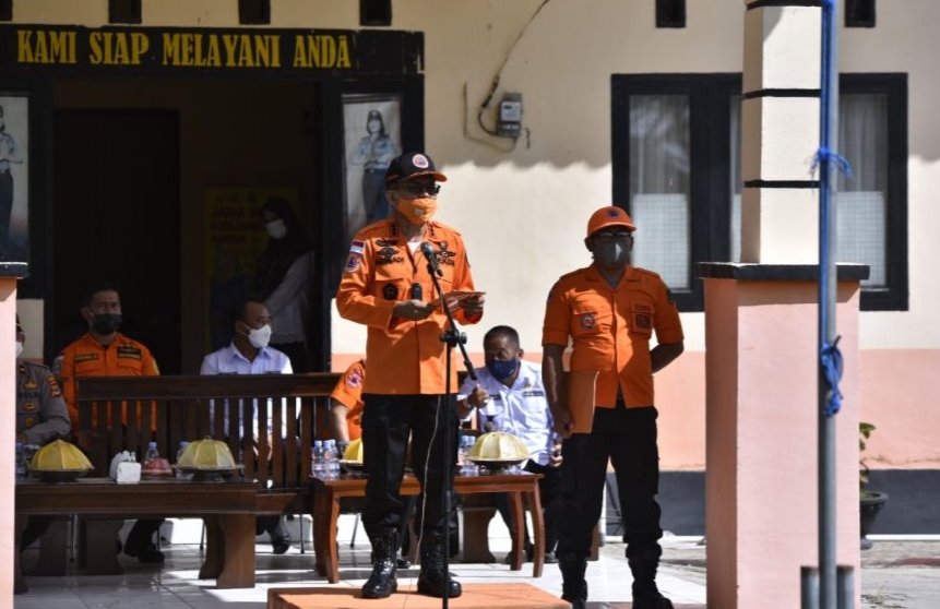 Sekda Armiadi Pimpin Apel Konsolidasi Kesiapsiagaan Bencana di Mappedeceng
