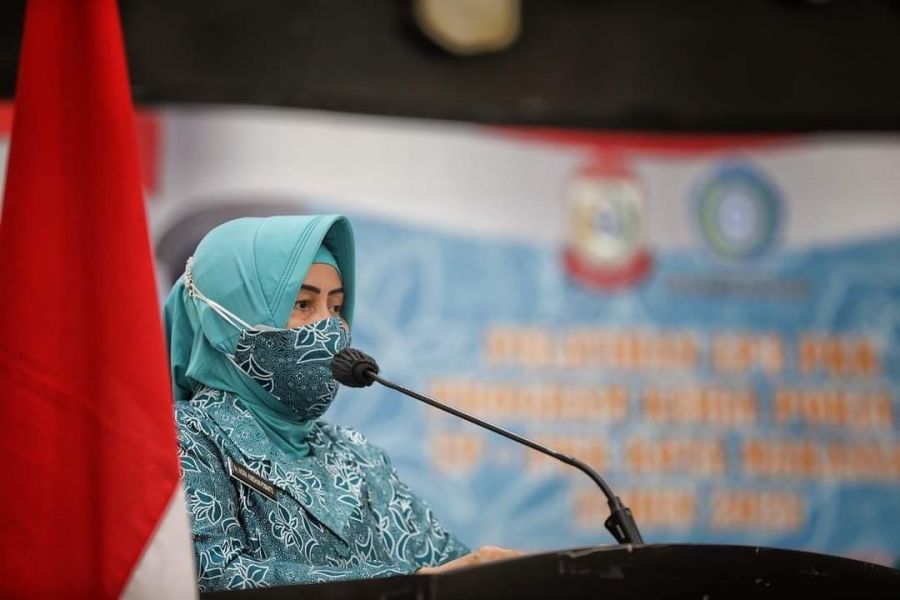 Selaku Penyuluh, TP PKK Kota Makassar Tingkatkan Keterampilan Melalui LP3PKK