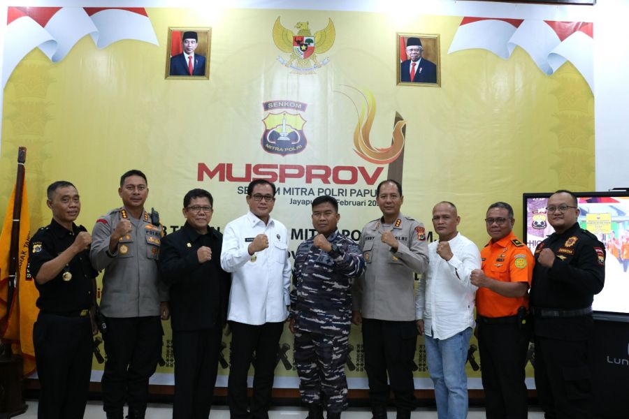 Senkom Mitra Polri Papua Sukses Gelar Musyawarah Provinsi Ke-IV