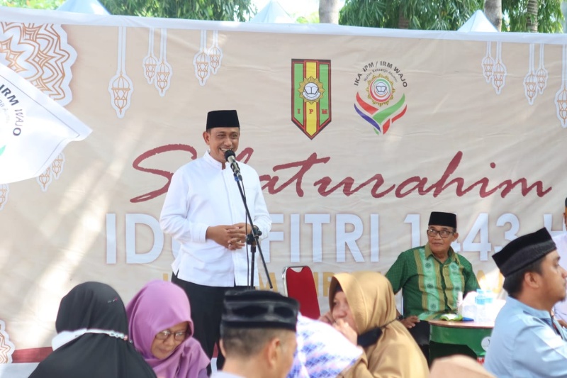 Silaturrahim dengan IKA IPM dan IRM Wajo, Amran Mahmud Ajak Perkuat Ini