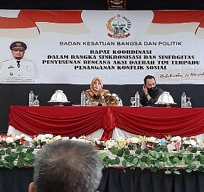 Staf Ahli Bupati Hadiri Rakor Kepala Badan Kesbangpol se-Sulsel