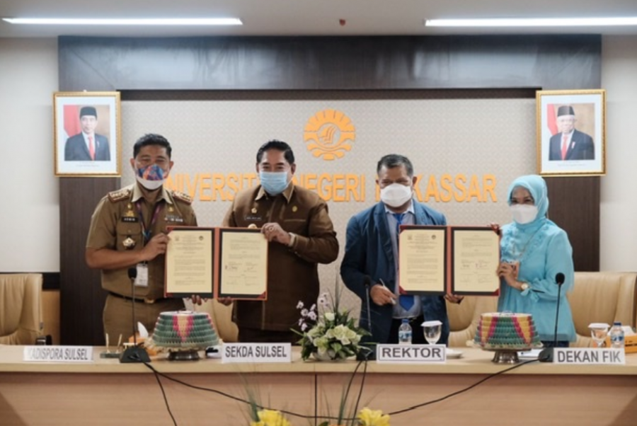 Support Kemajuan Olahraga di Sulsel, Pemprov Teken MoU dengan UNM