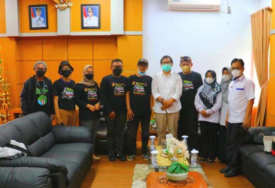 Tampil di Final, Peserta Lomba Lagu Daerah Folk Song Luwu Utara Sowan ke Wakil Bupati