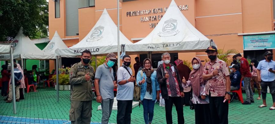 Tiga Hari Kecamatan Tallo Kebut Vaksinasi 100 Persen, Lansia 217 Orang Sudah di Vaksin