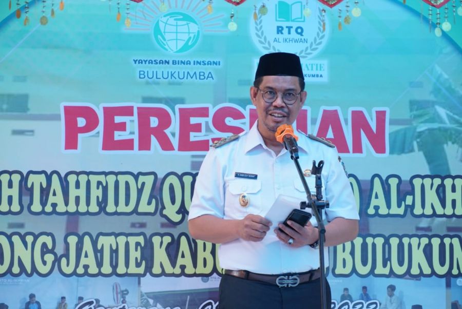 Resmikan RTQ Al-Ikhwan Borong Jatie, Wabup Edy Manaf Ajak Tanamkan Nilai Al-Quran
