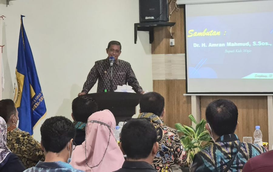 Wajo Jadi Tuan Rumah Pelantikan HIPKI Sulsel, Amran Mahmud Beri Tantangan Khusus