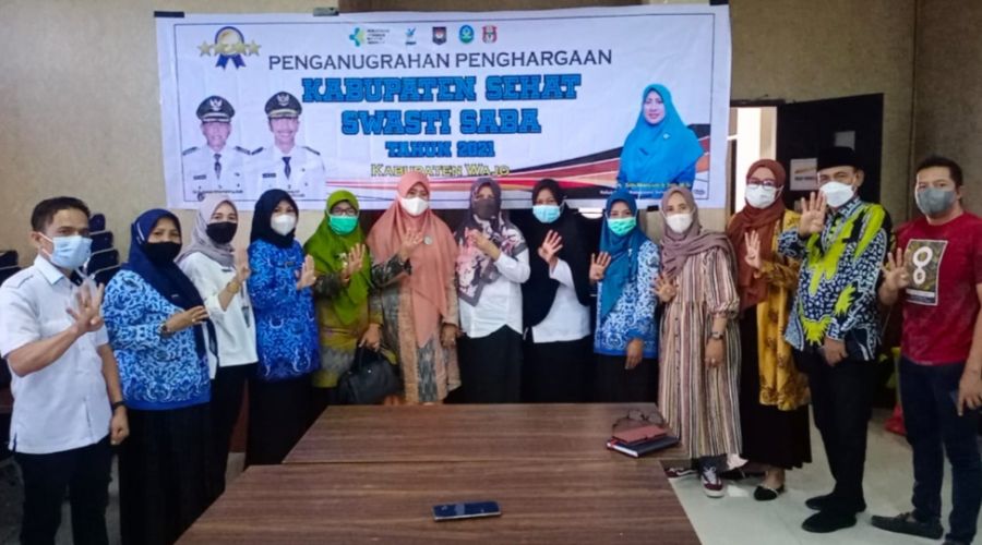 Wajo Raih Penghargaan Kabupaten Sehat 4 Tahun Berturut-turut