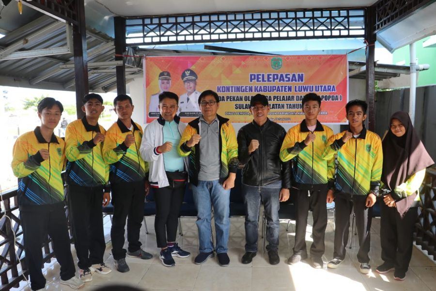 Wakil Bupati Lepas 25 Atlet Pelajar Luwu Utara ke POPDA Sulsel