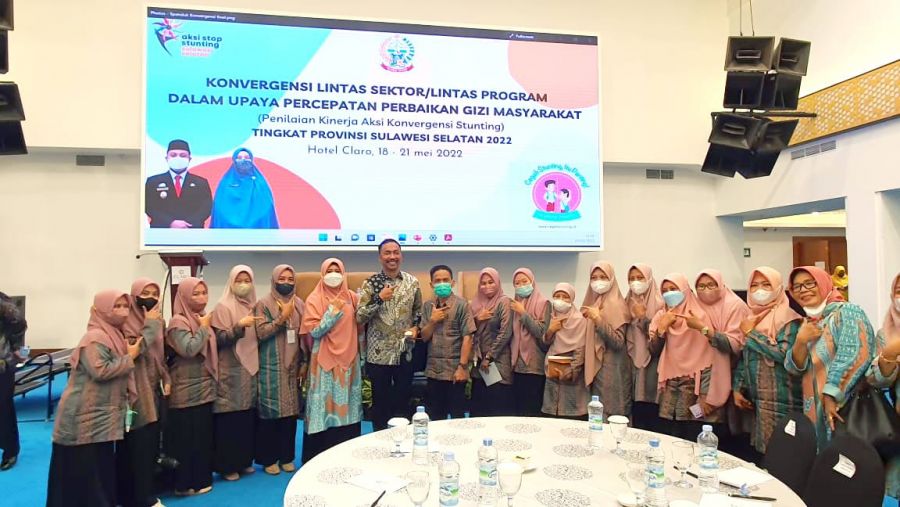 Wakil Bupati Wajo dan Ketua TP PKK Urai Penanganan Stunting