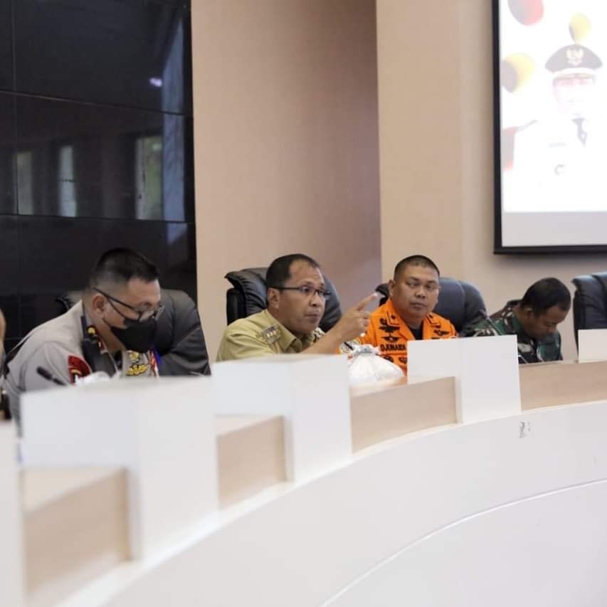 Curah Hujan Tinggi, Wali kota Danny Bersama Forkopimda Bahas Antisipasi Bencana Banjir