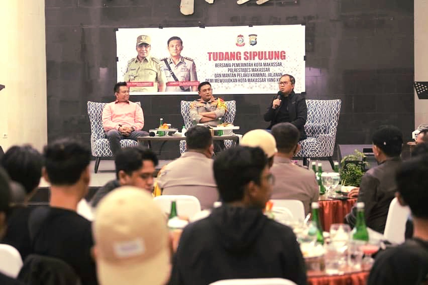 Wali Kota Danny Bersama Kapolrestabes Makassar, Kolaborasi Bina Bakat Anak Muda
