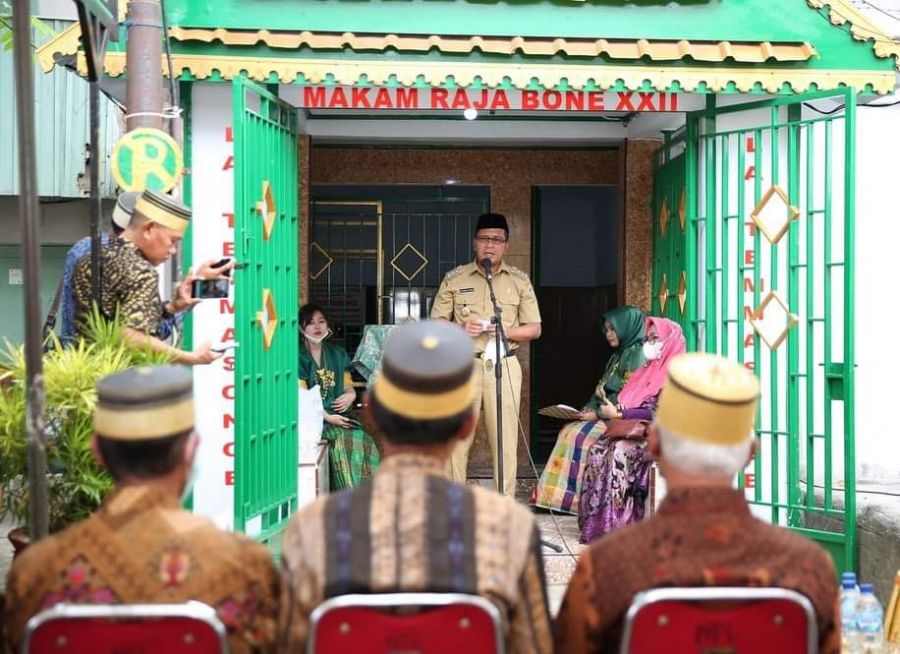 Wali kota Danny Resmikan Renovasi Bangunan Makam Raja Bone ke XXII