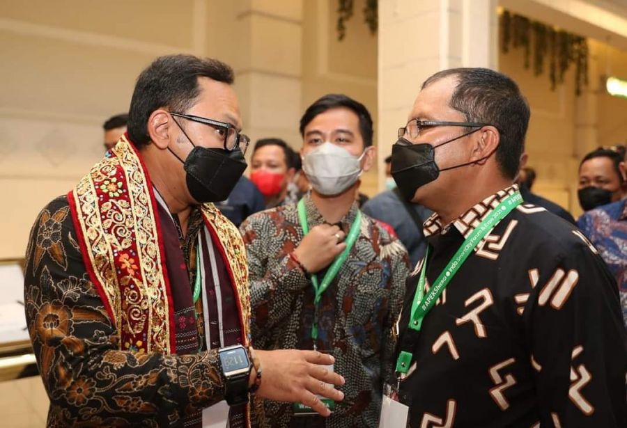 Wali Kota Surakarta Gibran Tinjau Booth Makassar