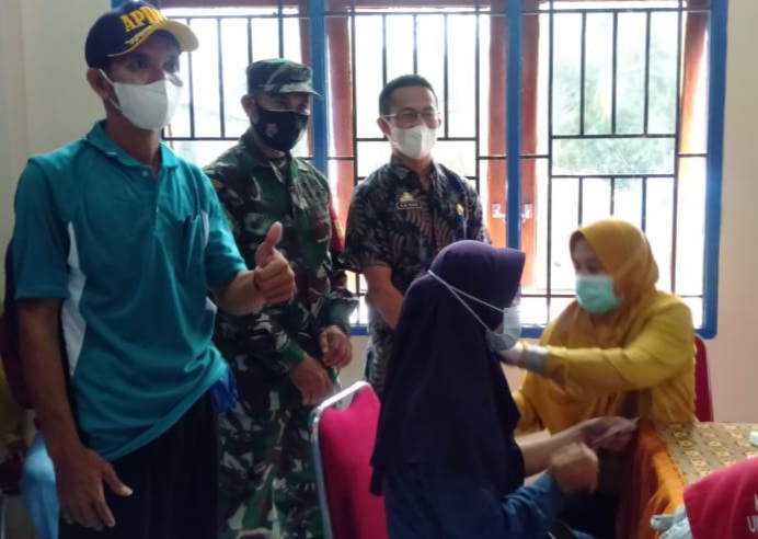 Wow, Hari ini Desa Mangeloreng memvaksin 470 warganya