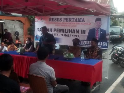 Reses di Kelurahan Kapasa Raya, Syamsuddin Raga Serap Aspirasi Warga Soal Perbaikan Jalan